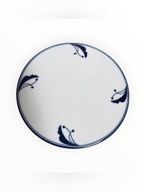 vintage Dansk Flora "Bayberry Blue" ceramic plate